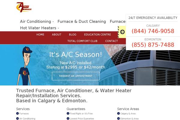 Understrap theme site design template sample