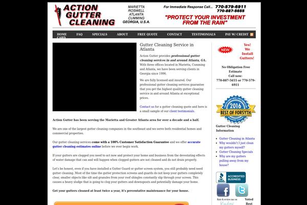Revolution theme site design template sample