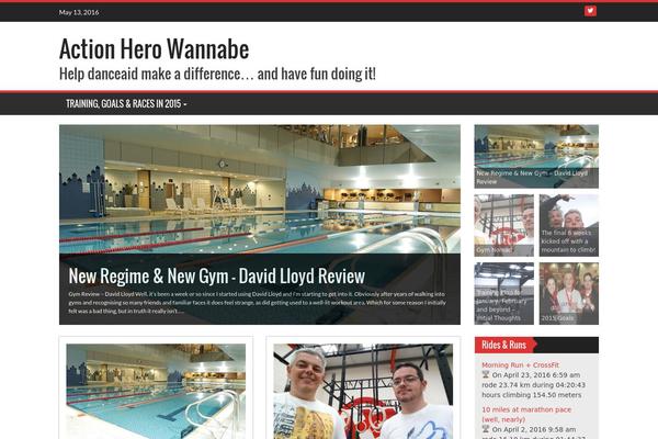 WP FanZone theme site design template sample