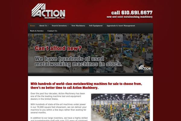 Action theme site design template sample