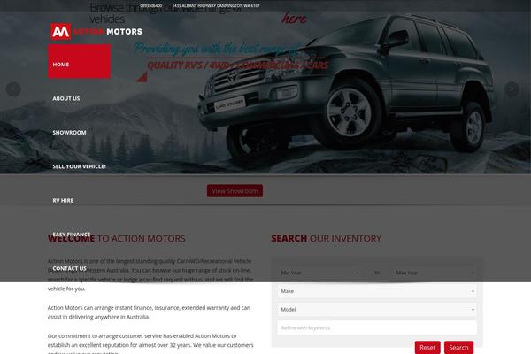 Automotive Child theme site design template sample