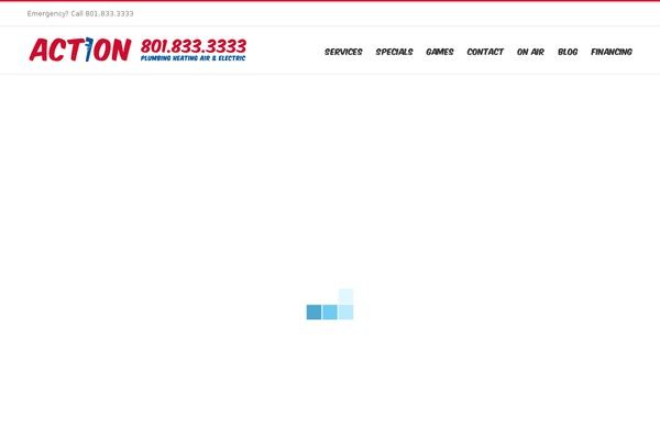 Action theme site design template sample