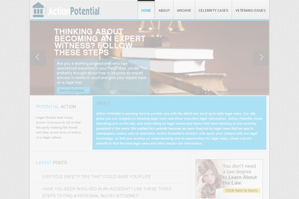 Clarion theme site design template sample