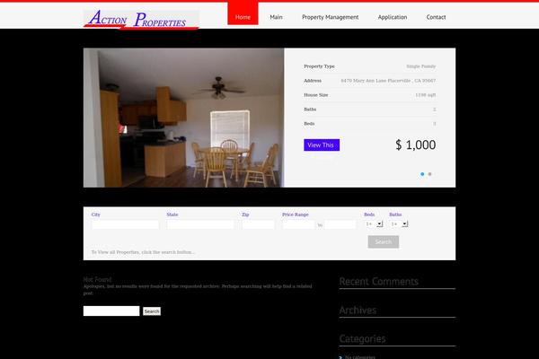 Lighthouse theme site design template sample