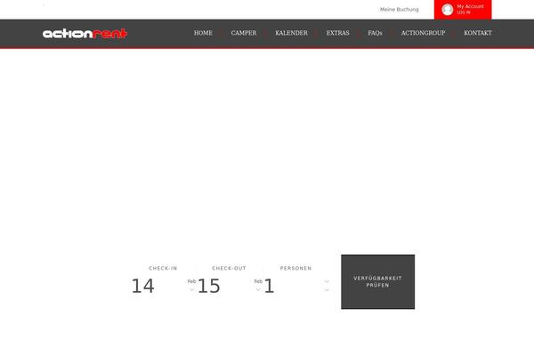 Campingvillage theme site design template sample