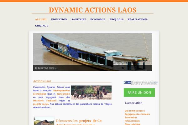 Fresh & Clean theme site design template sample