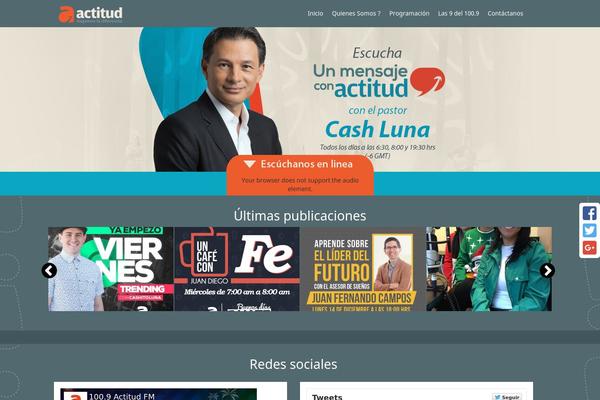 Site using Podlove Podcast Publisher plugin