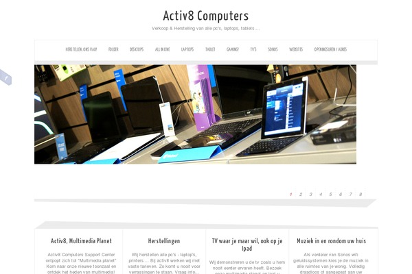 Zenon Lite theme site design template sample
