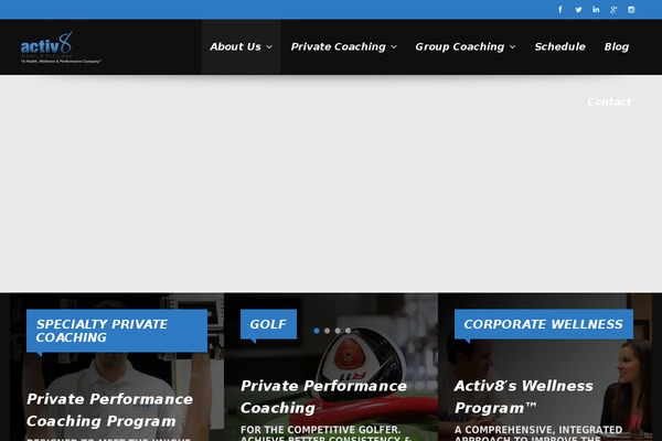 Gameplan theme site design template sample
