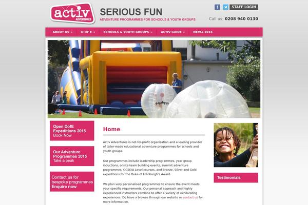activadventures.com site used Modernize v3.11