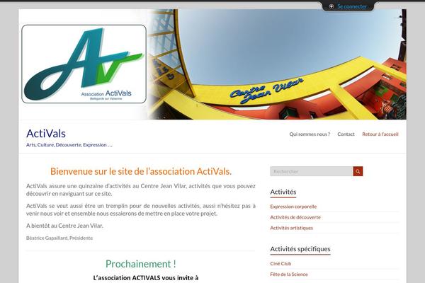 Spacious theme site design template sample