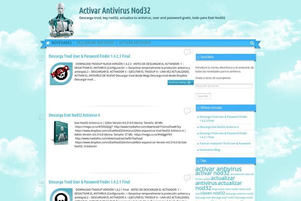 activarantivirus.com site used Sunny Blue Sky