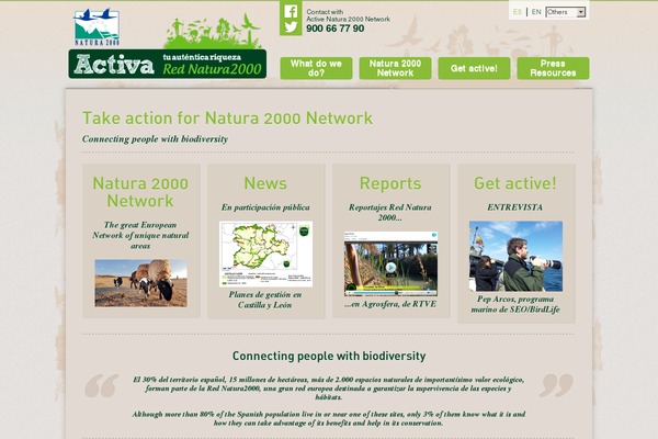 Organic Web theme site design template sample