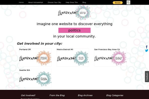 Site using Usernoise modal feedback / contact form plugin