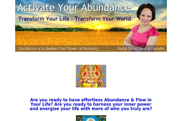 activateyourabundance.com site used Syntax