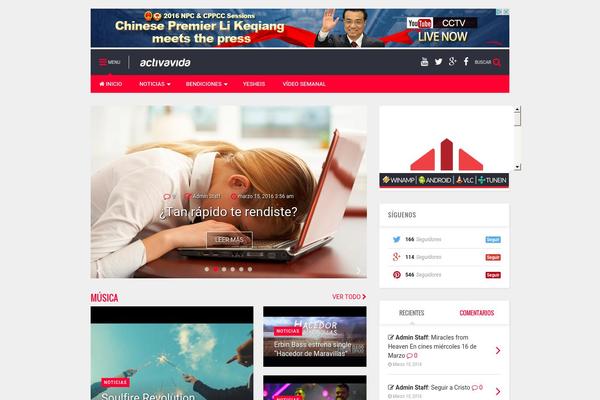 activavida.net site used Kicker