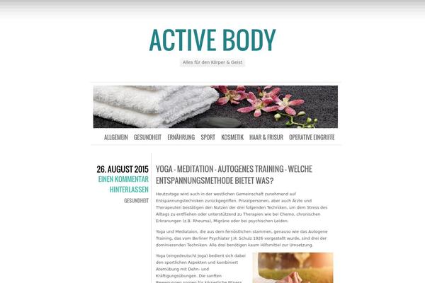 Chunk theme site design template sample