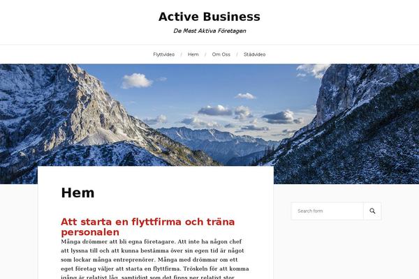 Lovecraft theme site design template sample