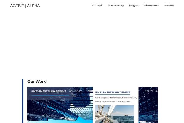 activealphagroup.com site used Activealpha-child