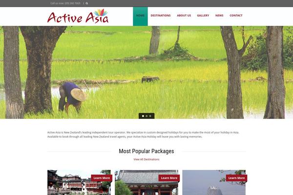 Tour Package v.2.1 theme site design template sample