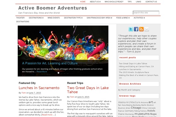 Site using SlideDeck 2 Lite Responsive Content Slider plugin