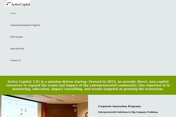 Impreza Child theme site design template sample