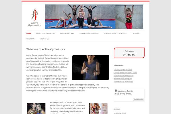 Revolution theme site design template sample