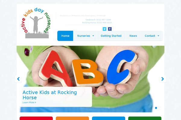 Babysitter theme site design template sample