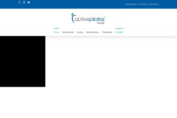 Active theme site design template sample