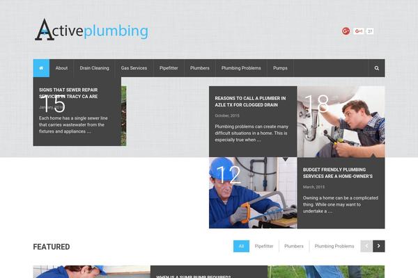 NewsTimes theme site design template sample