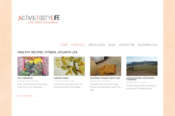 Purity theme site design template sample