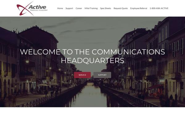 Zerif Lite theme site design template sample