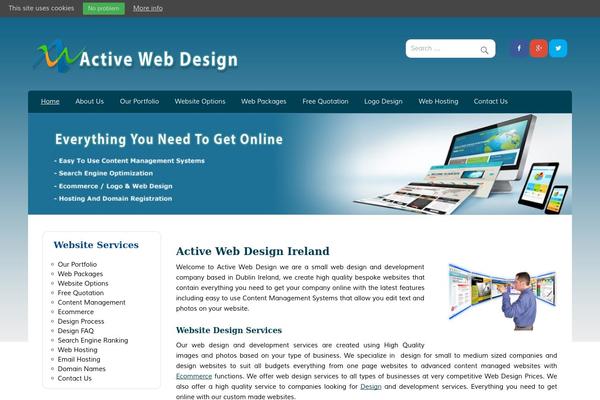 Courage theme site design template sample