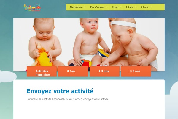 activitesbebes.com site used Peekaboo2