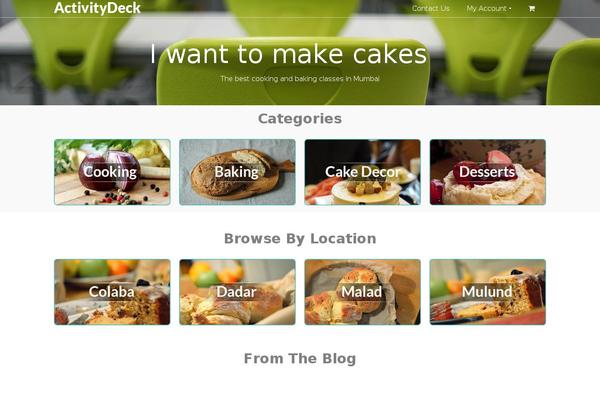 Pinnacle theme site design template sample