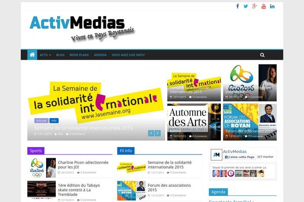 Colormag-pro theme site design template sample