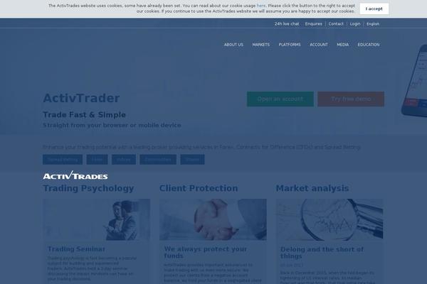 activtrades theme websites examples