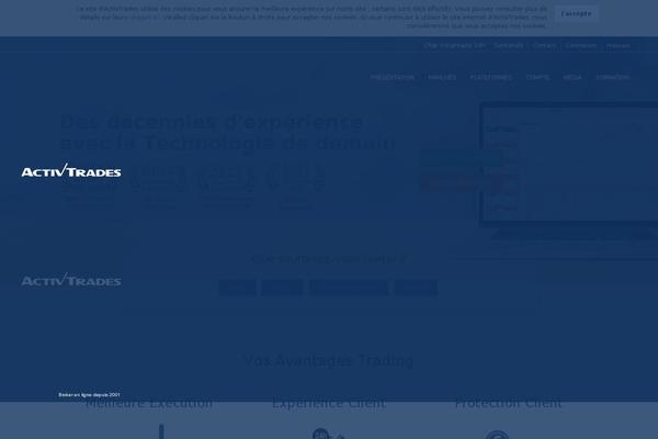 activtrades.fr site used Activtrades
