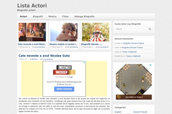 silverOrchid theme site design template sample