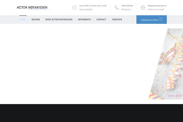actornotarissen.nl site used Boo-child