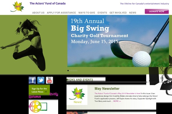 Afc theme site design template sample