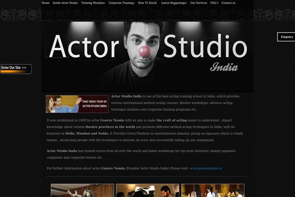 actorstudioindia.com site used Astheme