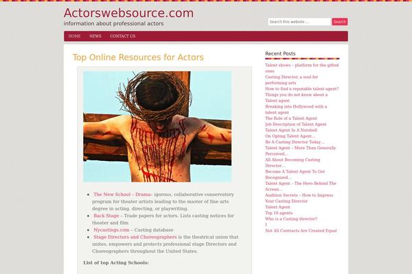 Luscious theme site design template sample