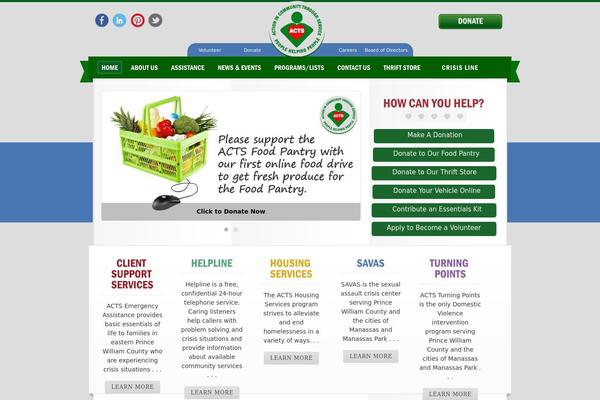 Campaign theme site design template sample