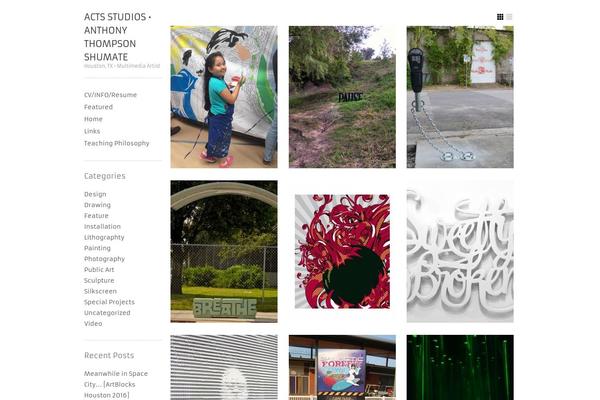 Gridspace theme site design template sample