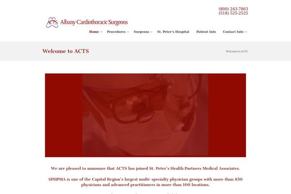 actsurg.com site used Care_child_theme