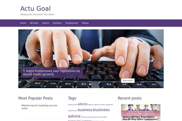 Unite theme site design template sample