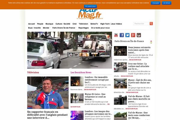 Zox-news theme site design template sample