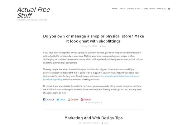 Zircone theme site design template sample