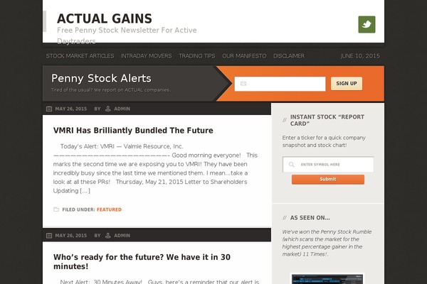 Streamline theme site design template sample